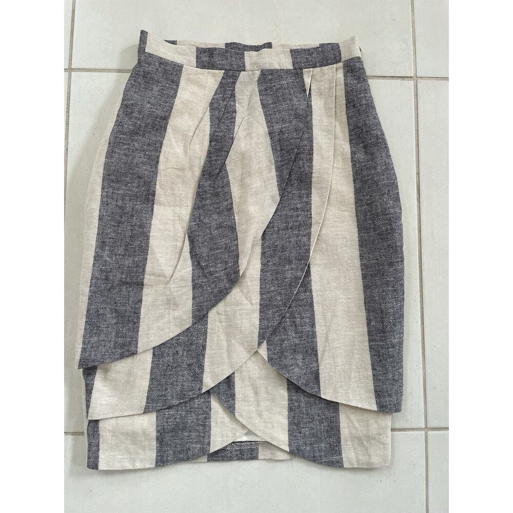 Anthropologie Eva Franco Mini Skirt Stripe